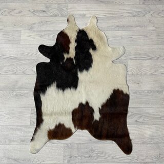Kleine koeienhuid bruin wit zwart (Normandiër) 90x60cm