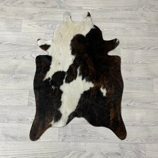 Kleine koeienhuid bruin wit zwart (Normandiër) 90x60cm