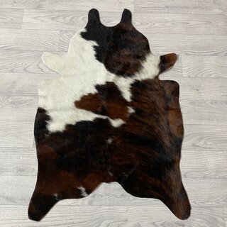 Kleine koeienhuid bruin wit zwart (Normandiër) 90x60cm