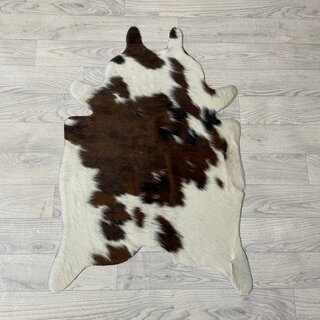 Kleine koeienhuid bruin wit zwart (Normandiër) 90x60cm