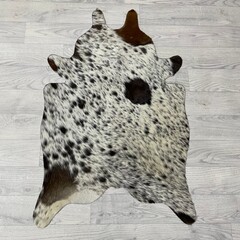 Kleine koeienhuid bruin wit zwart (Normandiër) 90x60cm
