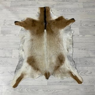 Geitenhuid bruin zwart wit 95x80cm