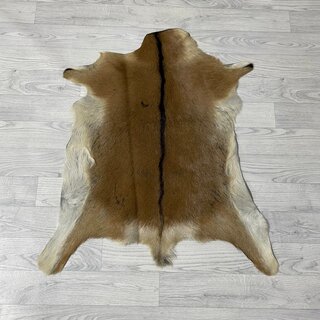 Geitenhuid bruin zwart wit 85x75cm