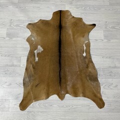 Geitenhuid bruin zwart wit 90x75cm