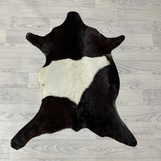 Geitenhuid bruin zwart wit 85x70cm