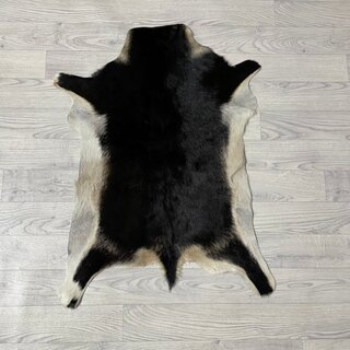 Geitenhuid bruin zwart wit 80x60cm