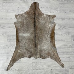 Geitenhuid bruin zwart wit 100x70cm