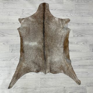 Geitenhuid bruin zwart wit 100x70cm