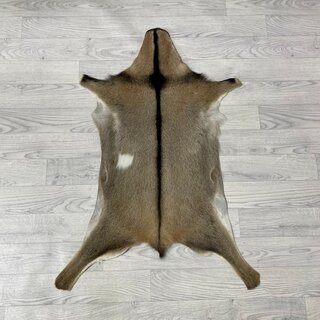 Geitenhuid bruin zwart wit 90x70cm