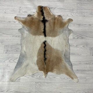 Geitenhuid bruin zwart wit 85x75cm