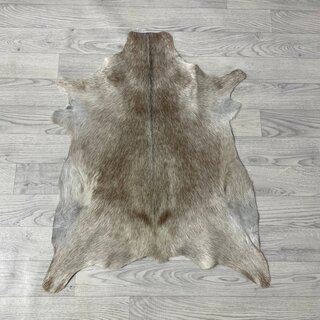 Geitenhuid bruin zwart wit 80x65cm