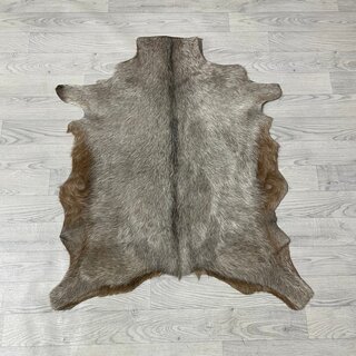 Geitenhuid bruin wit 100x90cm