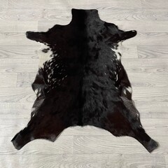 Geitenhuid bruin wit 95x85cm