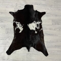 Geitenhuid bruin wit 85x65cm