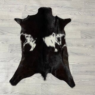 Geitenhuid bruin wit 85x65cm