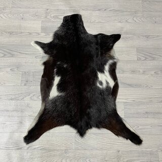 Geitenhuid bruin wit 85x70cm
