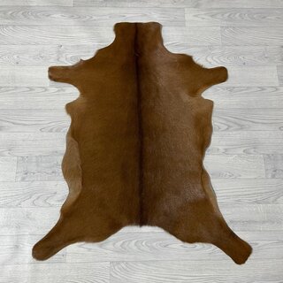 Geitenhuid bruin wit 95x80cm