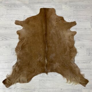 Geitenhuid bruin wit 105x100cm