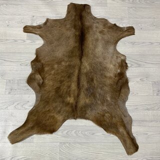 Geitenhuid bruin wit 100x80cm