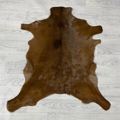 Geitenhuid bruin wit 90x80cm