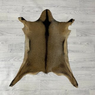 Geitenhuid bruin zwart 80x60cm