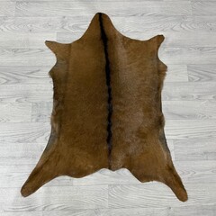 Geitenhuid bruin zwart 90x75cm
