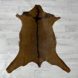 Geitenhuid bruin zwart 90x75cm