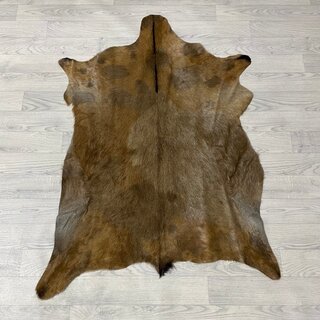 Geitenhuid bruin zwart 120x90cm