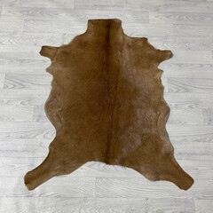 Geitenhuid bruin wit 100x90cm