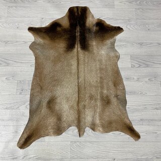 Geitenhuid bruin zwart 100x75cm