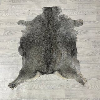 Geitenhuid grijs bruin wit 105x90cm