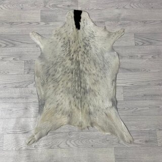Geitenhuid creme wit bruin 90x65cm