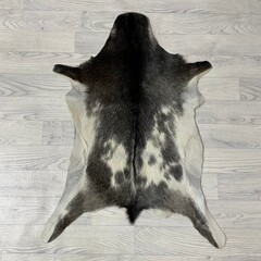 Geitenhuid creme bruin zwart 85x65cm