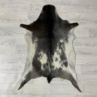 Geitenhuid creme bruin zwart 85x65cm