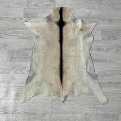 Geitenhuid beige zwart wit 80x70cm
