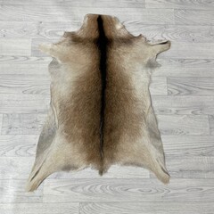 Geitenhuid bruin beige 80x65cm