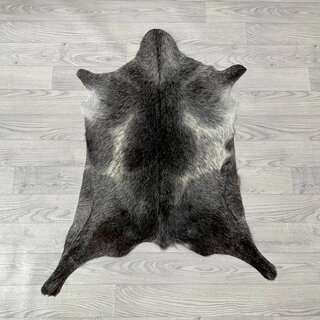 Geitenhuid bruin grijs wit creme 90x75cm