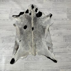 Geitenhuid creme wit bruin 90x70cm