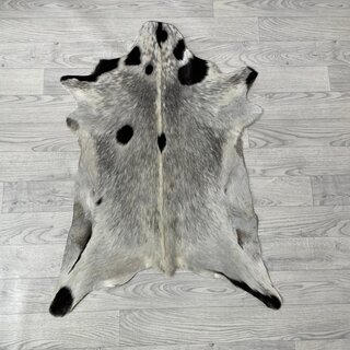 Geitenhuid creme wit bruin 90x70cm