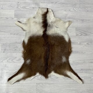 Geitenhuid bruin wit 80x75cm