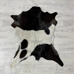 Geitenhuid bruin creme 90x75cm