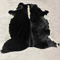 Koeienhuid zwart wit 235x215cm XXL
