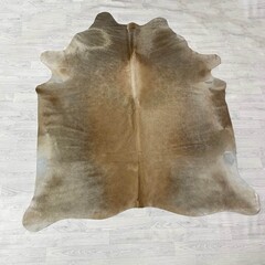 Koeienhuid taupe bruin 225x200cm M/L