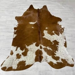 Koeienhuid bruin wit 205x150cm S