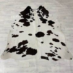 Koeienhuid bruin wit 175x160cm S