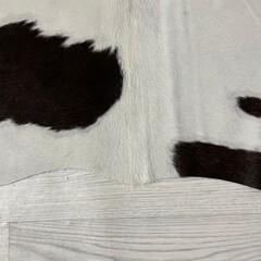 Koeienhuid bruin wit 175x160cm S