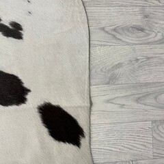 Koeienhuid bruin wit 175x160cm S