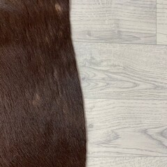 Koeienhuid bruin wit Hereford 160x135cm S