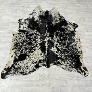 Koeienhuid zwart creme SP 170x150cm S