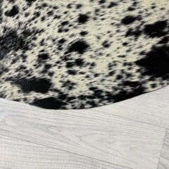 Koeienhuid zwart creme SP 170x150cm S